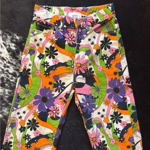 Urban Outfitters floral corduroy pants